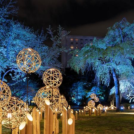 Grand Prince Hotel Shin Takanawa Tokyo Exterior photo Illumination of the park